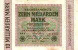 Deutschland 10 Milliarden Mark 1923 Ro 114x FZ:WB BZ:5 Wz.:Reichsdruck W... 476.82 £  +  13.87 £ shipping