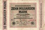 Deutschland 10 Milliarden Mark 1923 Ro 114b FZ:SO BZ:6 5stellig (nicht i... 433.48 £  +  13.87 £ shipping