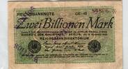 Deutschland 2 Billionen Mark 1923 Ro 132x FZ:OE BZ:43 Wz.:Wellenbänder 5... 1,300.43 £  +  13.87 £ shipping