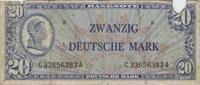 Deutschland 20 DM Deutsche Mark 1948 Ro 246 C/A 8 Liberty Belegexemplar ... 104.03 £  +  6.37 £ shipping