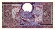 Belgium / Belgien P125 1000 Francs / 200 Belgas 1943 II, XF