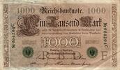 Deutschland Ro 46a Serie F/C 6stellig 1000 Mark 1910 