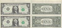 USA Vereinigte Staaten 1 Dollar 1985 F/C Atlanta - 2er Bogenstück unc  13.00 £  +  4.64 £ shipping