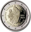 2 Euro 2022 Vatican 25th Anniversary of the Death of Mother Teresa of Calcutta  Coin