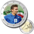 2 Euro Coloured Coin Set of 5 in Presentation Box - Football Stars