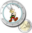 2 Euro Coloured Coin Set of 5 in Presentation Box - Cartoons 2