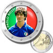 2 Euro Coloured Coin Set of 5 in Presentation Box - Football Stars 2
