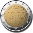 2 Euro 2008 San Marino European Year of Intercultural Dialogue  Coin