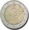 2 Euro Coloured Coin Papa Francesco -