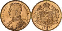 20F 1914 Belgium 20 Francs — Albert I French legend — Position A | NGC MS65 NGC MS 65