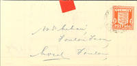Guernsey 1 d vermilion on printed matter (bill) with postmark guernsey (ST. Peter port) CH. IS. From September 1943 -