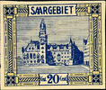 Saargebiet 20 Cent landscape pictures (III), unperforated, impeccable mint never hinged, Michel 150.- -