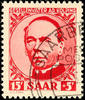 Saargebiet 15 Fr. Kolping, neat cancelled, expertized Ney VP, Michel 100.- -