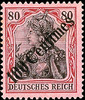 Deutsche Post in der Türkei 100 Centimes on 80 Pfg Germania, mint never hinged extremely fine copy, unsigned, Michel 190.- -