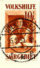 Saargebiet 40 C. To 10 Fr. Peoples help complete on pieces, clean centric cancellation VÖLKLINGEN 25.2.31, sound, superb in every respect -