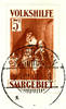 Saargebiet 40 C. To 5 Fr. Peoples help complete on pieces, clean centric cancellation SAARBRUeCKEN 29.12.31, impeccable, superb in every -