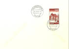 Saargebiet 500 Fr. Postal stamp on unmailed First Day Cover with first day postmark SAARBRUECKEN 2 1.8.53, sound, new photo expertize Ney V -