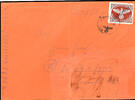 Feldpostbriefe im II. Weltkrieg 1945, island post, fieldpost letter from 19.1.45 with rouletted island post stamp with Agramer overprint as well with senders no -