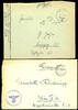 Feldpostbriefe im II. Weltkrieg SS field postal service: 1942, 6. SS division north, rod Inf. Regiment, handwritten sender on army postal service letter with ar -