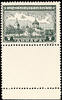 Serbien 7 Din. Serbian monasteries with at the bottom attached blank field in stamp size as well margin of sheet, perfectly mint never h -