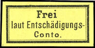 Deutsches Reich Dienstmarken Fee stamp for the official letters the railway companies, impeccable unused with full original gum and small rest of hinge, phot -