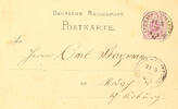 Thurn & Taxis Nachverwendungen NEUHAUS B. SONNEBERG 21 5 78 - single circle cancel, on postal stationery postcard DR to Rodach -