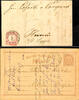 Thurn & Taxis Nachverwendungen WALTERSHAUSEN 3 4 72 - single circle cancel, on cover DR 1 Gr. Small breast shield to Hamm as well WALTERSHAUSEN 9 2 1875 on -