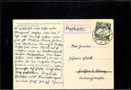 Deutsches Reich - Landpoststempel II Reimlingen / over Noerdlingen, clear on picture postcard 1935 to Mainz Finthen -