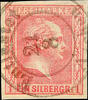 Preußen Ortsstempel Aachen relieves - two ring cancel, centered on 1 Sgr. Head issue gridded ground, scarce cancellation, stamp repaired, expertiz -