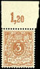 Deutsches Reich 3 Pfennig crown / eagle, pale ochre-brown, upper margin ... 39.01 £  +  5.20 £ shipping