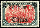 Deutsche Post in China 5 Mark with overprint 'China 2 1/2 Dollar', mint ... 51.15 £  +  5.20 £ shipping