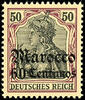 Deutsche Post in Marokko 60 Centimos mint never hinged, without signatur... 25.14 £  +  5.20 £ shipping