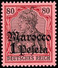 Deutsche Post in Marokko 80 Pfennig German Reich with overprint' Marocco... 15.52 £  +  5.20 £ shipping