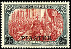Deutsche Post in der Türkei 25 Piaster on 5 Mark Reichspost, unused with... 68.49 £  +  5.20 £ shipping