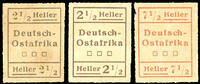 Deutsch-Ostafrika 2 1/2 Heller 2 1 / both types and 7 1 / type II, provi... 68.49 £  +  5.20 £ shipping