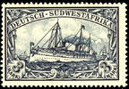 Deutsch-Südwest-Afrika 3 Mark imperial yacht, mint never hinged, sound, ... 82.36 £  +  5.20 £ shipping