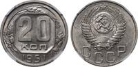 USSR 20 Kopecks 1951 Soviet Union, 20 Kopecks, 1951 year, NGC, MS 62 MS 62 86.70 £  +  17.34 £ shipping