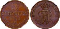 Grand Duchy Of Oldenburg 3 Schwaren 1858 Grand duchy of Oldenburg, 3 Sch... 182.06 £  +  17.34 £ shipping