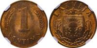 Latvia 1 Santims 1937 Latvia, 1 Santims, 1937 year, Copper, NGC, MS 64 R... 121.37 £  +  17.34 £ shipping