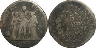 Frankreich 5 Francs 1795-1799 Directoire   An 4 Paris  69.36 £  +  17.34 £ shipping