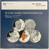 Commemoratives 20 Euro 20 Euro 2021. 5 x 20 Euro 2021. -
