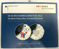 Commemoratives 20 Euro 20 Euro 2022. 50 J. Deutsches Kinderhilfswerk. -