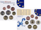 Mint sets Euro Mint set Euro Mint set 2009, single set. mit 2 Euro Ludwigskirche in Saarbrücken. -