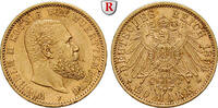 Württemberg 20 Mark 1894 F Wilhelm II., 1891-1918, 20 Mark 1894, F. Gold... 684.89 £  +  17.34 £ shipping