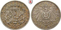 Bremen 2 Mark 1904 J 2 Mark 1904, J. Jaeger 59. ss-vz, kl. Rdf. 104.03 £  +  8.67 £ shipping