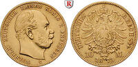 Preussen 10 Mark Wilhelm I., 1861-1888, 10 Mark 1873, C. Gold. Jaeger 242. current price. -