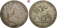 Great Britain Crown 1820 George III, 1760-1820 ss, Rdf. 143.88 &pound;  +  8.46 &pound; shipping
