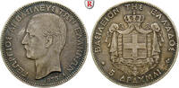 Greece 5 Drachmai 1875 George I., 1863-1913 ss+ 80.40 &pound;  +  8.46 &pound; shipping