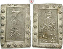 Japan Bu (Ichi Bu Gin) ohne Jahr (1837-1854) Tenpo, 1830-1844 vz 67.71 &pound;  +  8.46 &pound; shipping