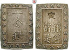 Japan Bu (Ichi Bu Gin) ohne Jahr (1837-1854) Tenpo, 1830-1844 ss-vz 55.01 &pound;  +  8.46 &pound; shipping